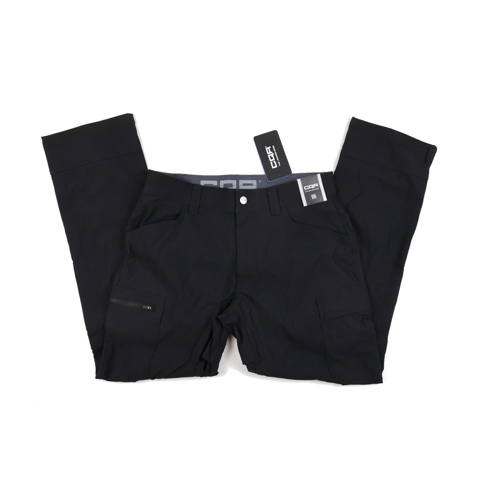 CQR Tactical Cargo Pants Black Solid 32W 30L Nylon NWT